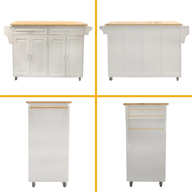 Îlot de cuisine et desserte de cuisine (sans tabouret)