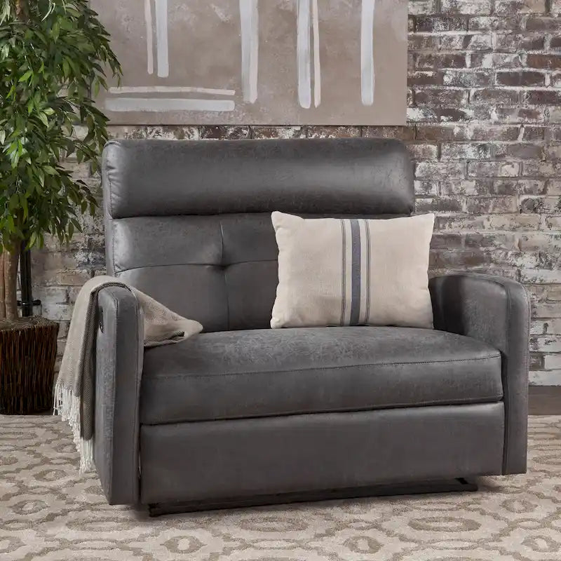 Microfiber 2 Seater Recliner Chair