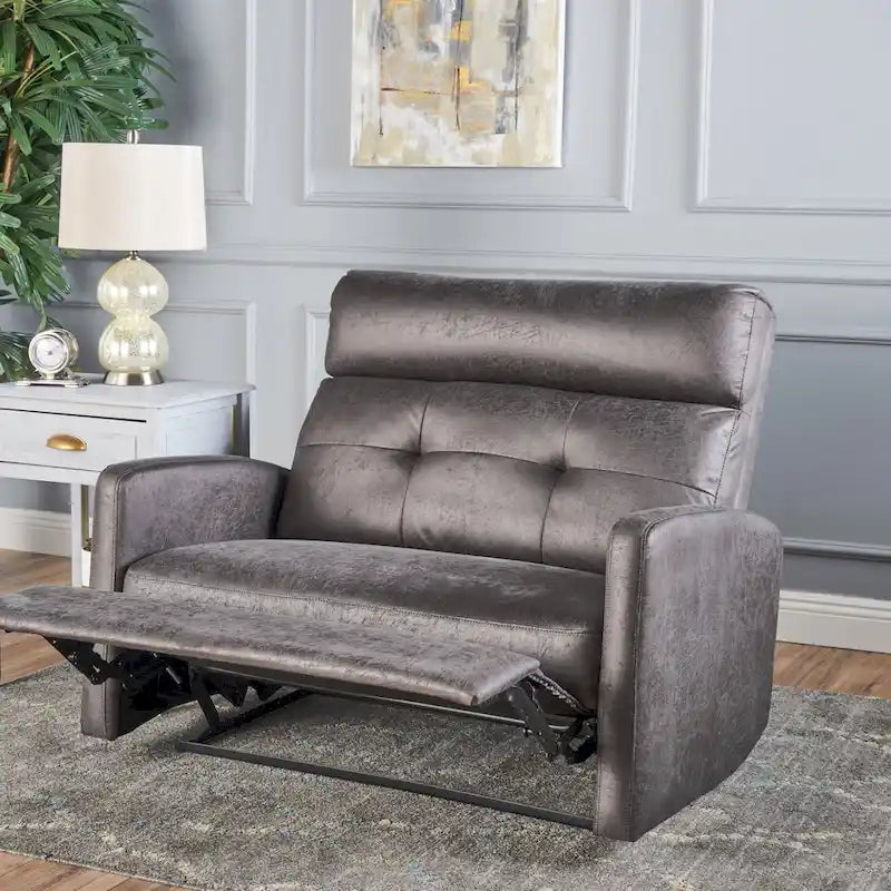 Microfiber 2 Seater Recliner Chair