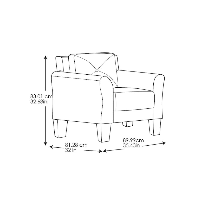 Microfiber Accent Chair