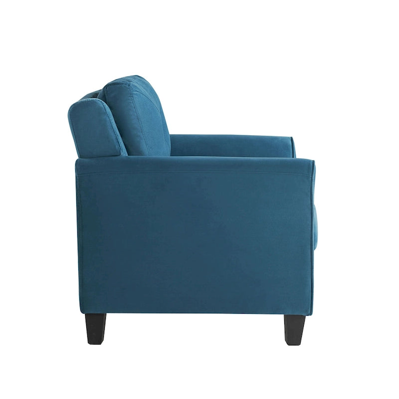 Silla decorativa de microfibra