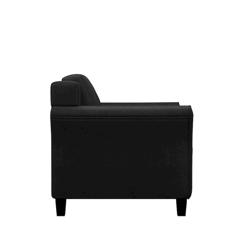 Silla decorativa de microfibra