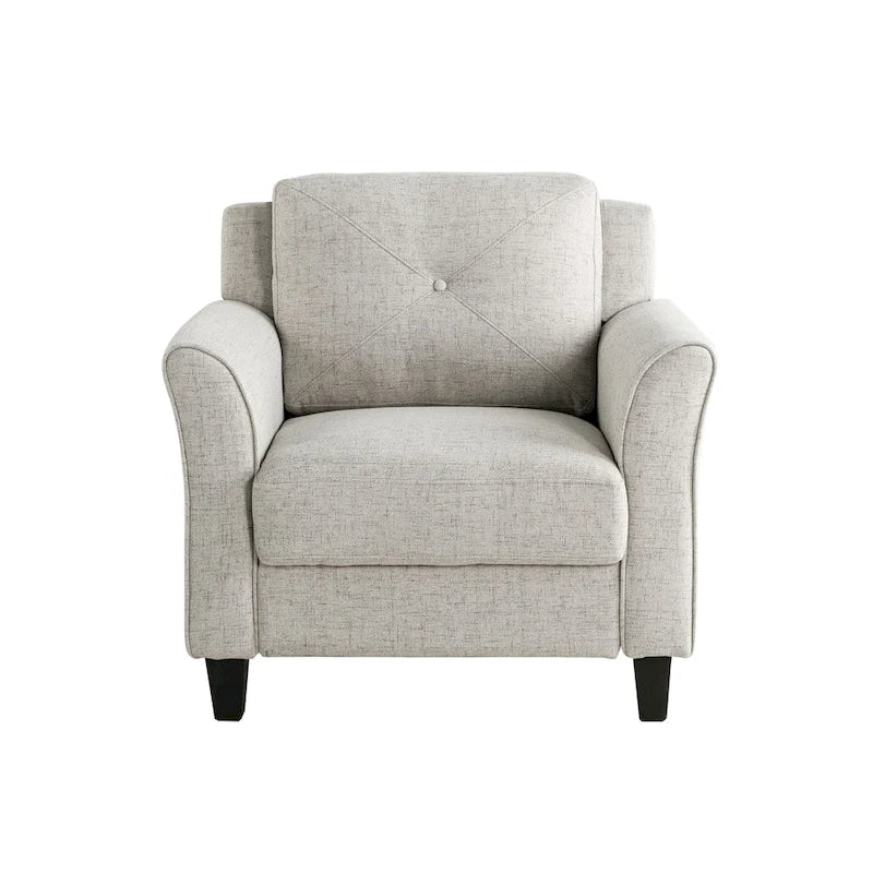 Silla decorativa de microfibra