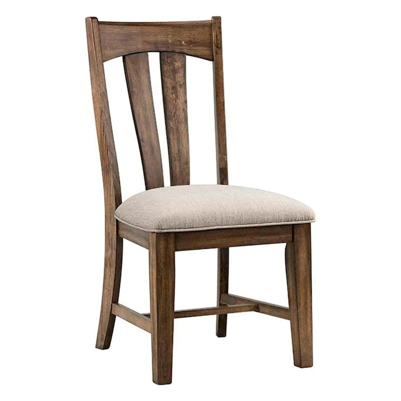 Chaises d’appoint à dossier éclaté gris poudre à canon (ensemble de 2)