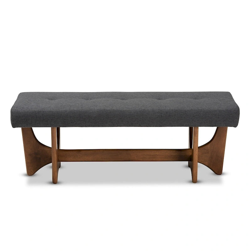 Mid-century Modern Upholstered Bench