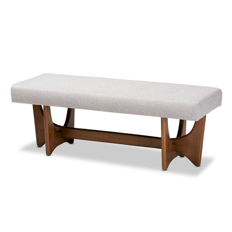 Mid-century Modern Upholstered Bench