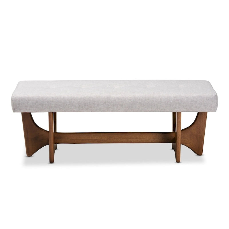 Mid-century Modern Upholstered Bench