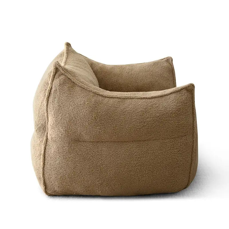 Faux Fabric Bean Bag Sofa Chair with Memory Foam