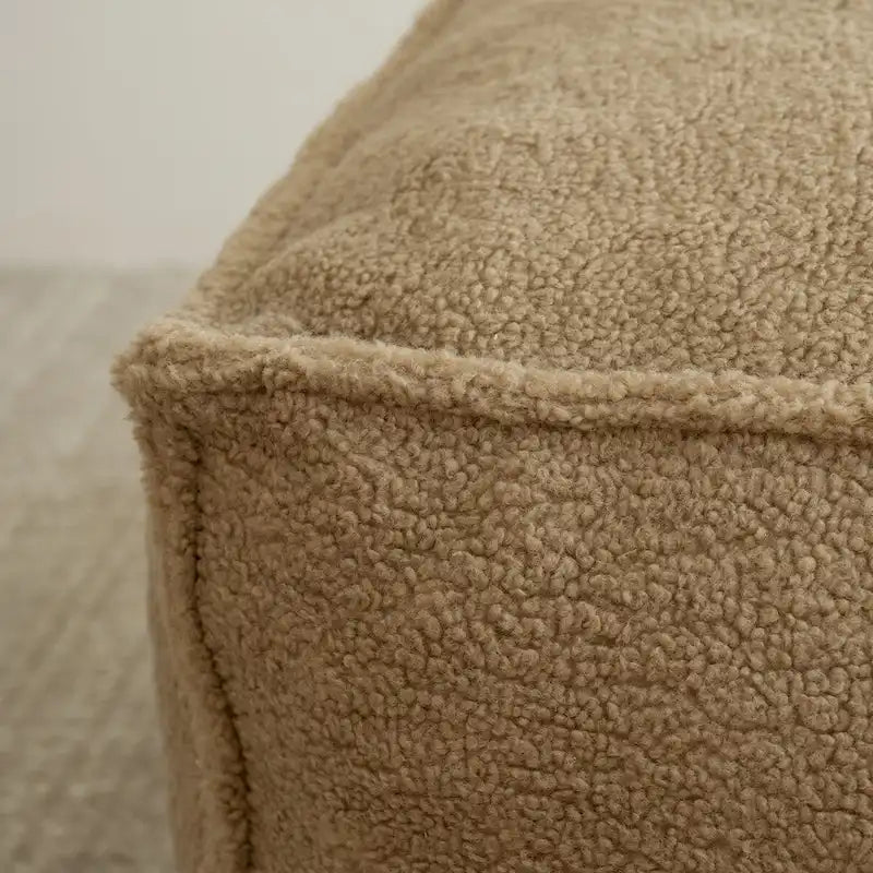 Faux Fabric Bean Bag Sofa Chair with Memory Foam