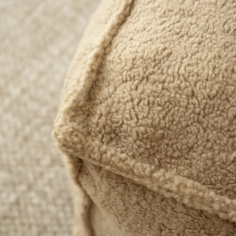 Faux Fabric Bean Bag Sofa Chair with Memory Foam