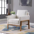 Modern Wood Frame Accent Chair