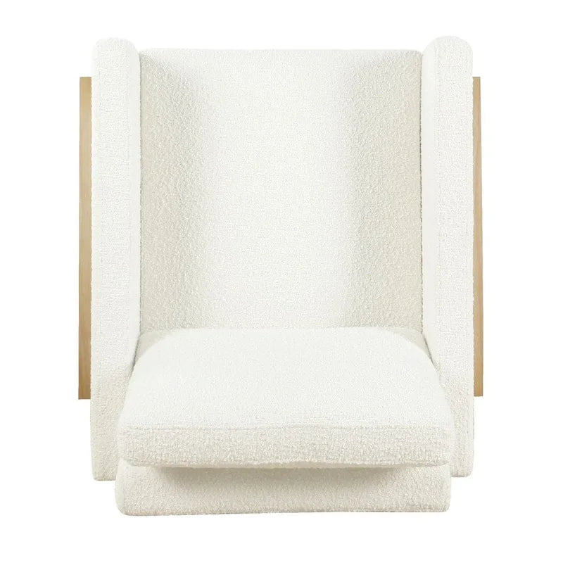 Modern Wood Frame Accent Chair
