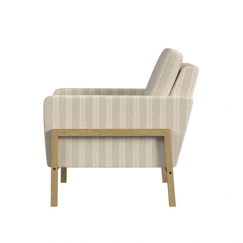 Modern Wood Frame Accent Chair
