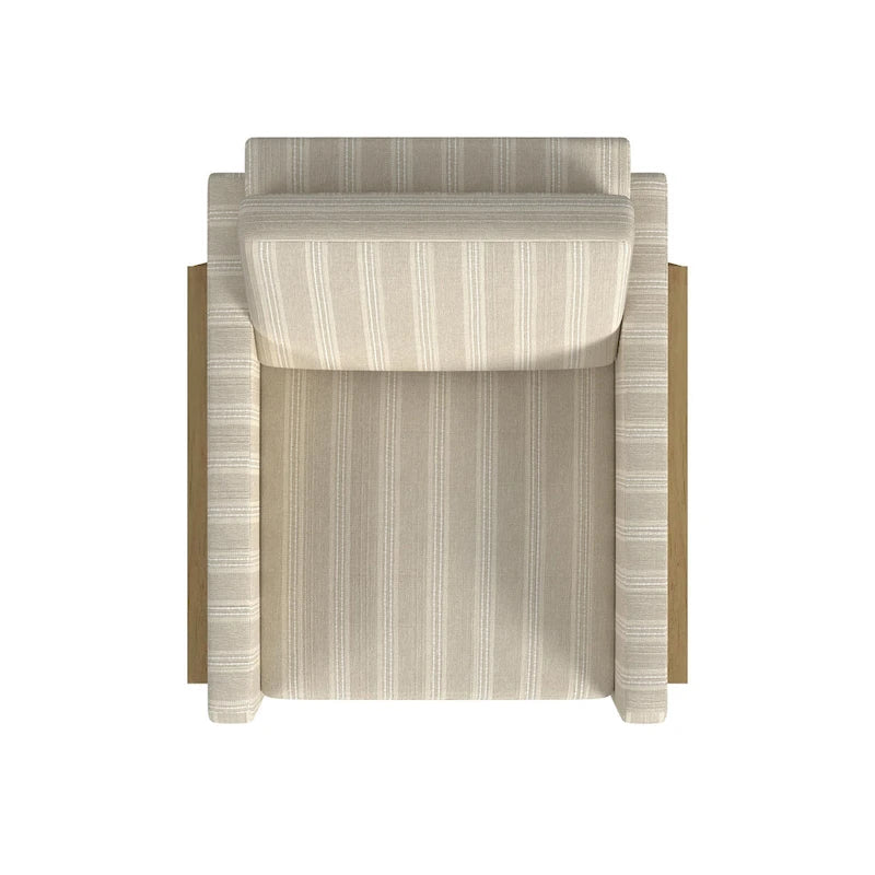 Modern Wood Frame Accent Chair