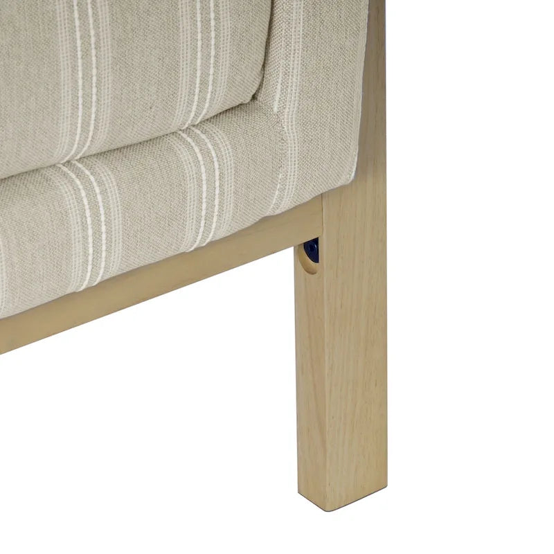 Modern Wood Frame Accent Chair