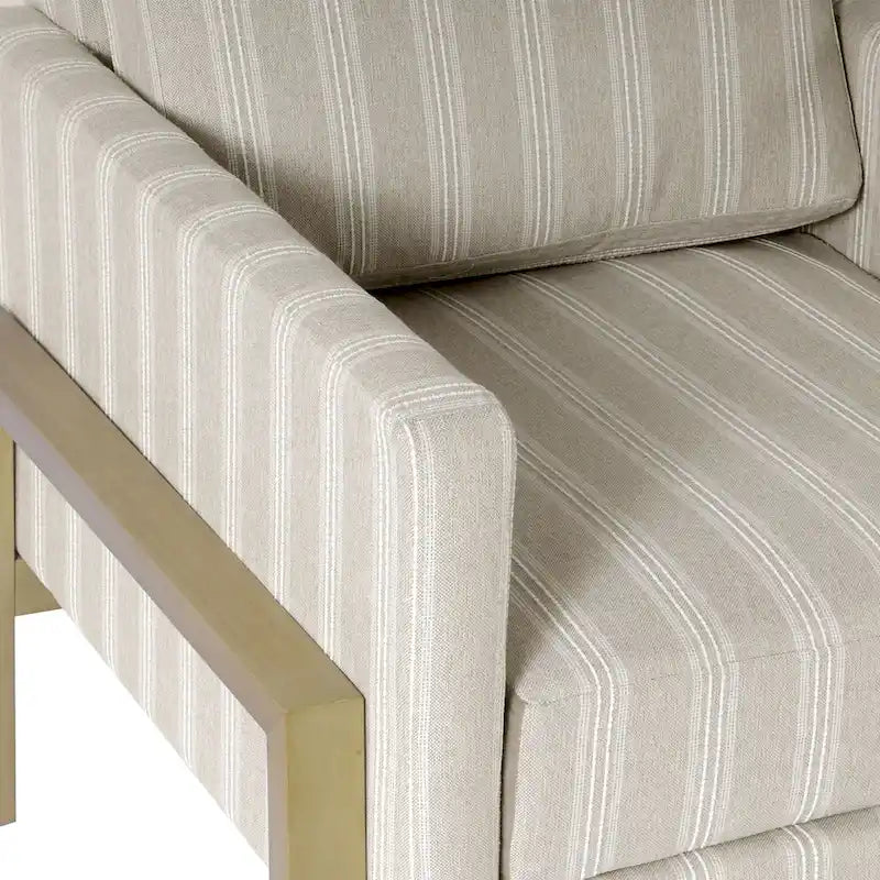 Modern Wood Frame Accent Chair