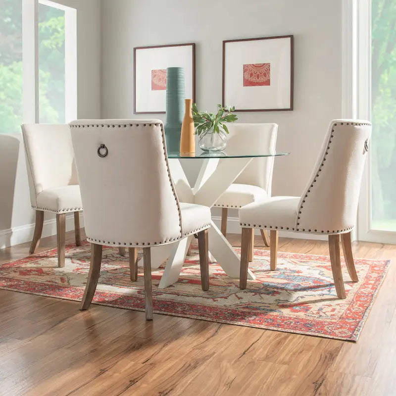 Round Glass Dining Table