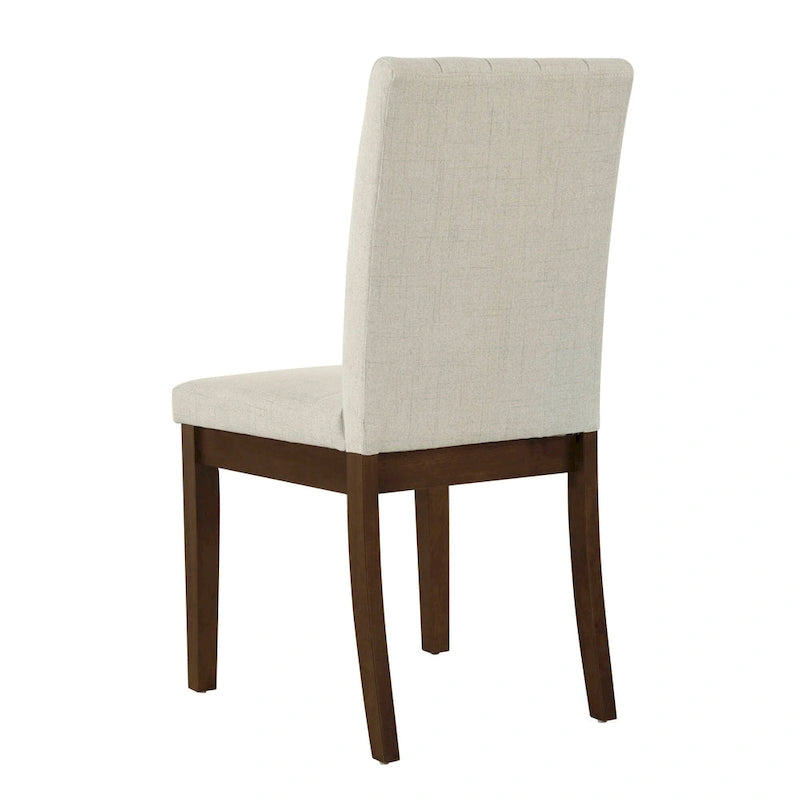 Upholstered Channel-Back Dining Chair, Set of 2