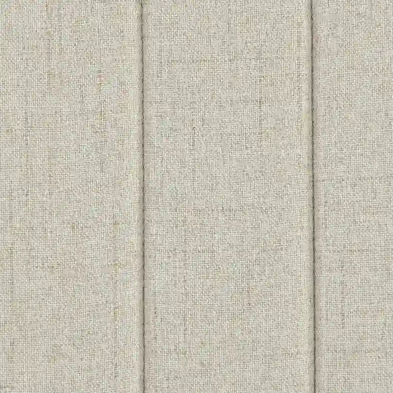 Sedia da pranzo imbottita con schienale a canali, set di 2