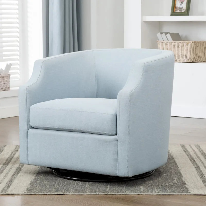 Swivel Glider Barrel Chair