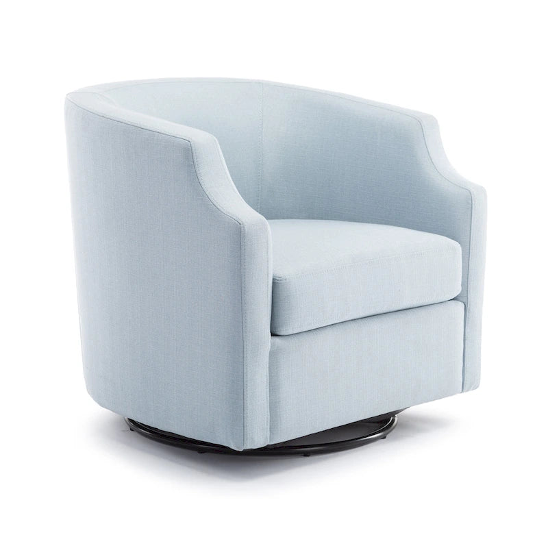 Sillón mecedor giratorio tipo barril