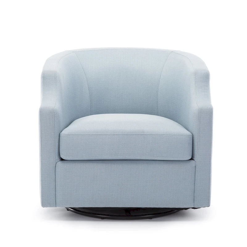 Sillón mecedor giratorio tipo barril