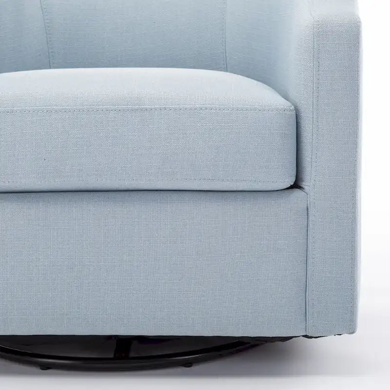 Sillón mecedor giratorio tipo barril