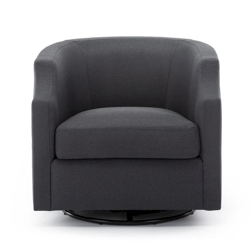 Sillón mecedor giratorio tipo barril