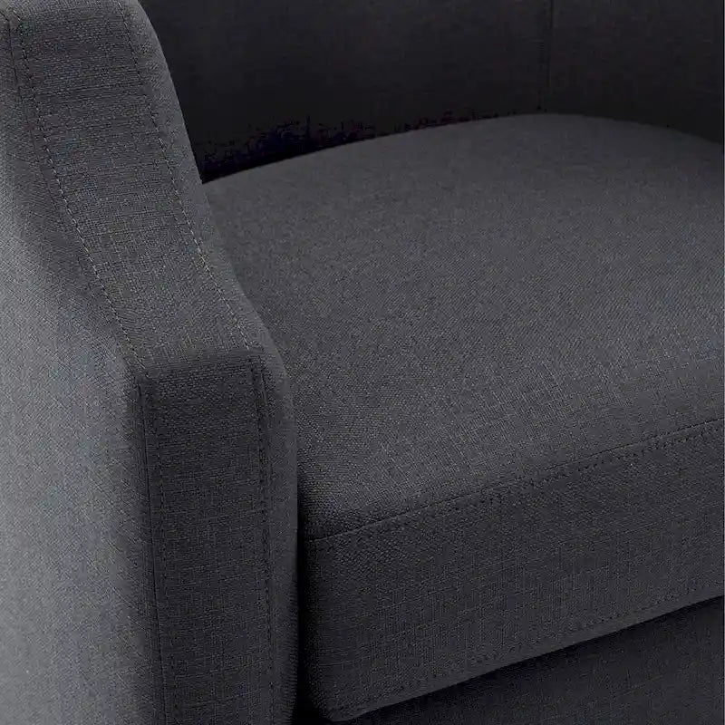 Sillón mecedor giratorio tipo barril