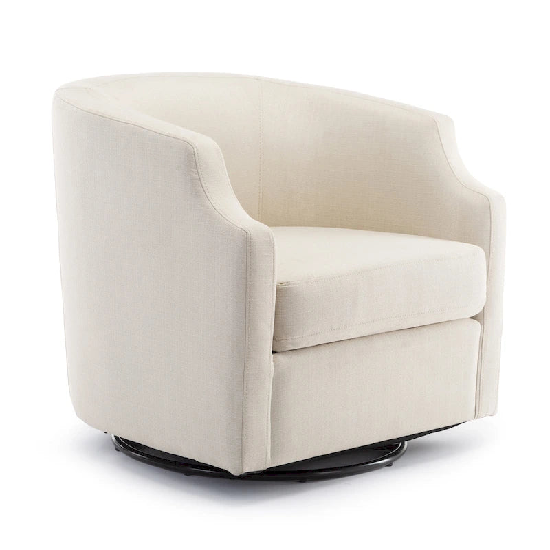 Sillón mecedor giratorio tipo barril