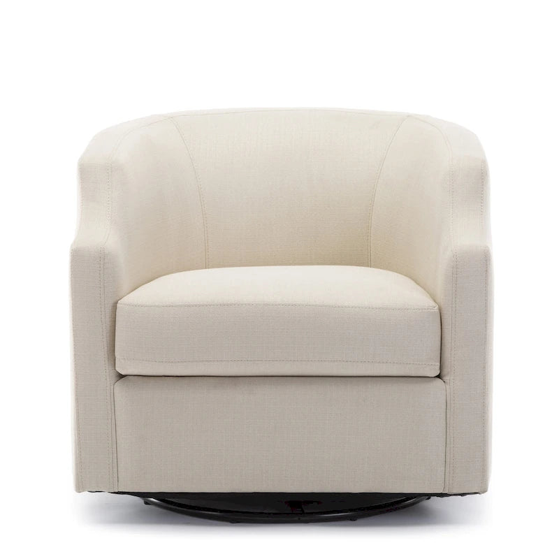 Sillón mecedor giratorio tipo barril