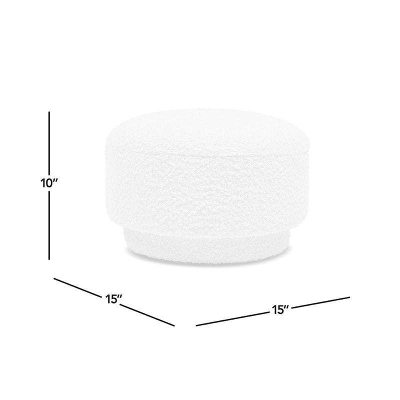 15" Mushroom Footstool Ottoman
