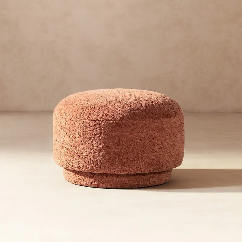 Reposapiés otomano con forma de champiñón de 15"