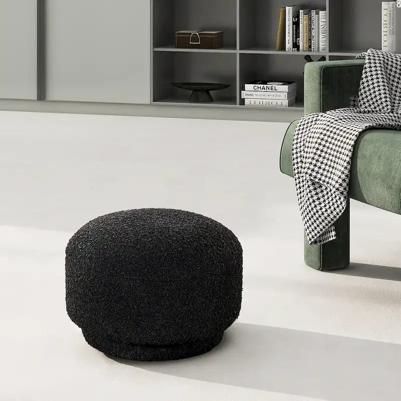 Reposapiés otomano con forma de champiñón de 15"
