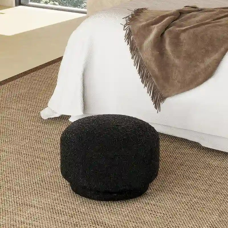 Reposapiés otomano con forma de champiñón de 15"