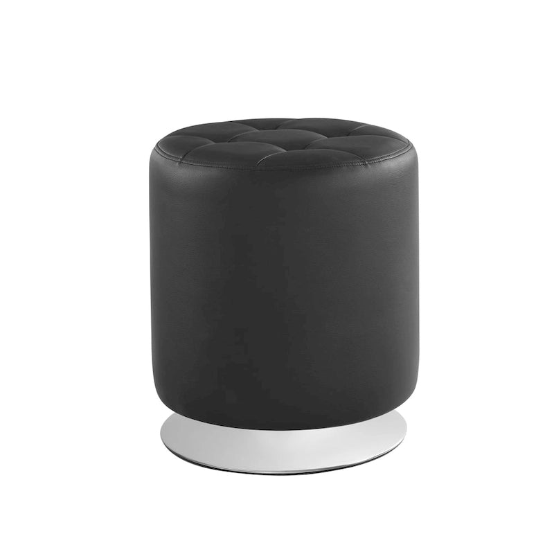 Pouf girevole in similpelle