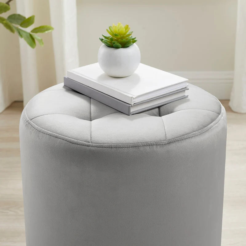 Pouf girevole in similpelle