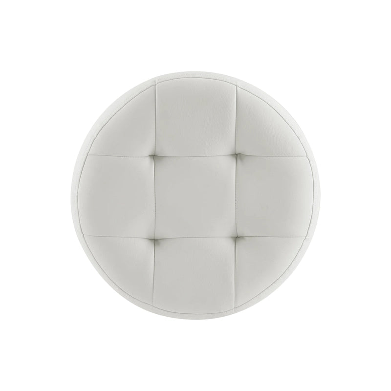 Pouf girevole in similpelle
