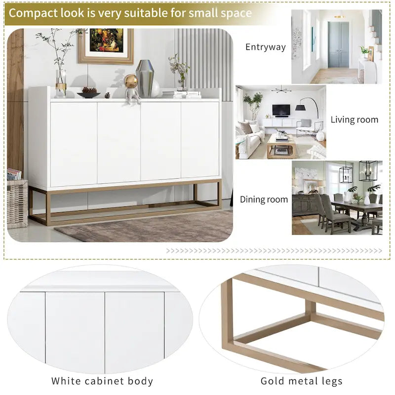 Credenza contenitore per sala da pranzo e ingresso