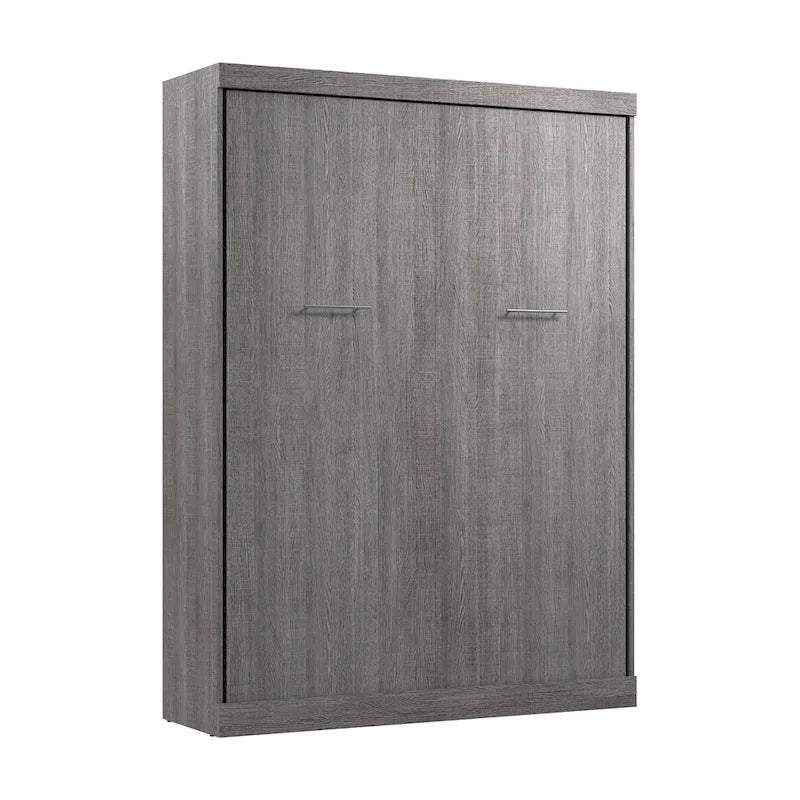 Cama abatible Queen de 65W - Cama de pared ahorradora de espacio