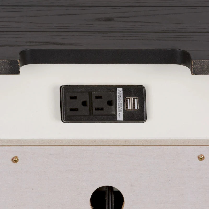 Night Stand with Charging Station