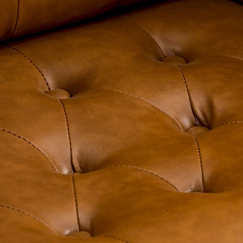 Sedia da ufficio classica direzionale con schienale alto e design wingback