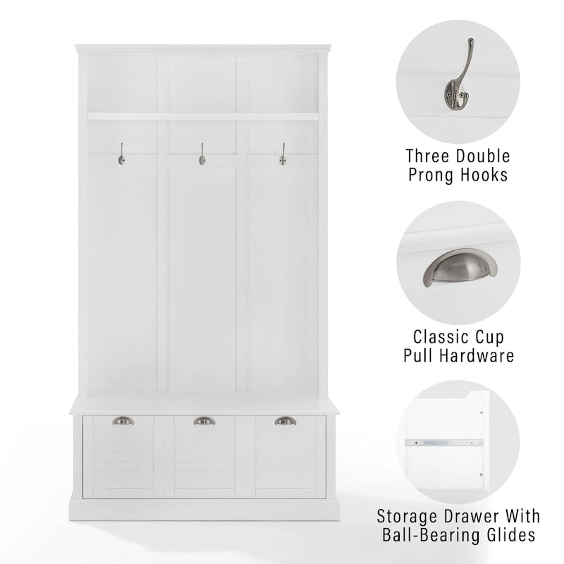 Appendiabiti da ingresso - 42.5W x 18D x 74.13H