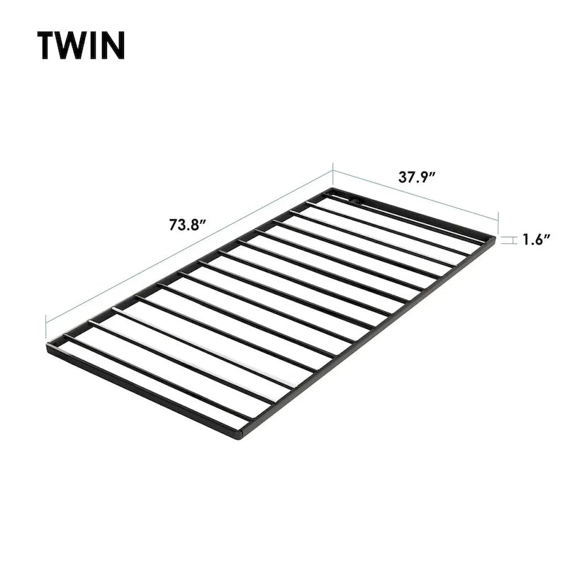 Repuesto de listón para cama tipo bunkie de metal de 1.6 pulgadas