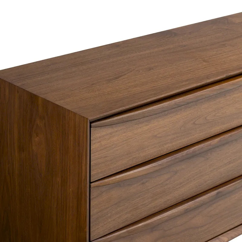63" Walnut Dresser