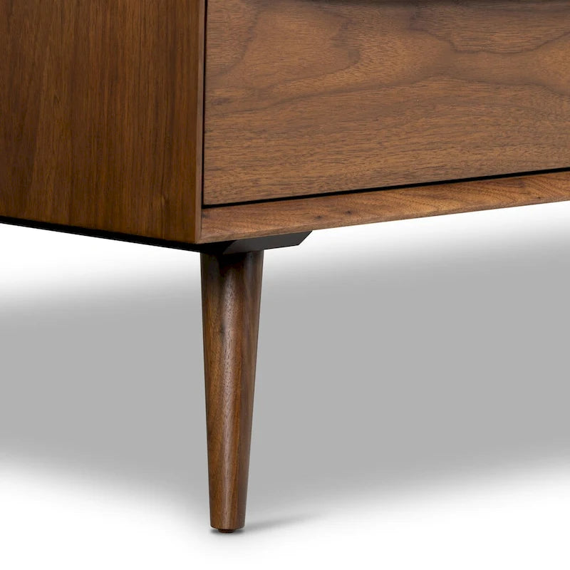 Cassettiera in noce da 63"