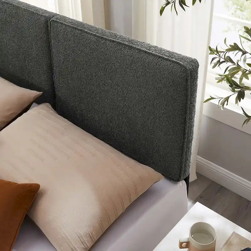 Boucle Fabric Headboard