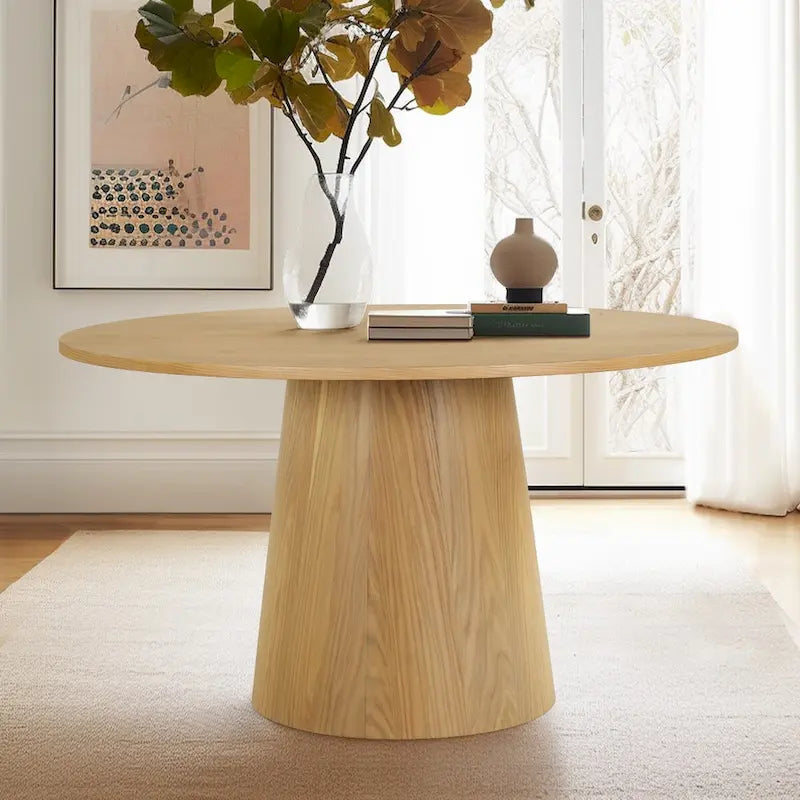 52" Round Pedestal Dining Table