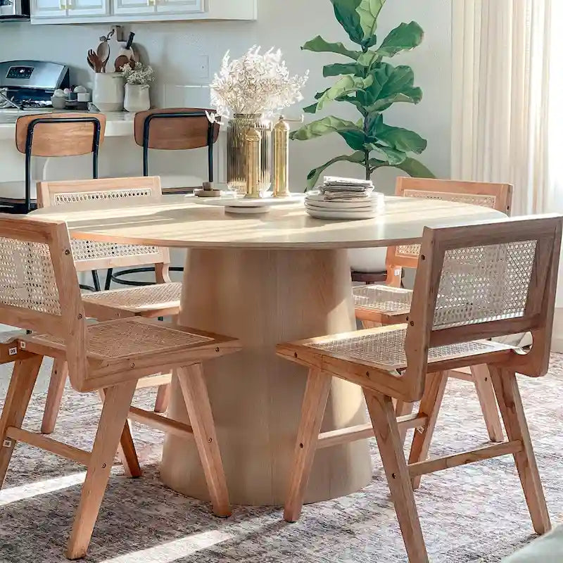 52" Round Pedestal Dining Table