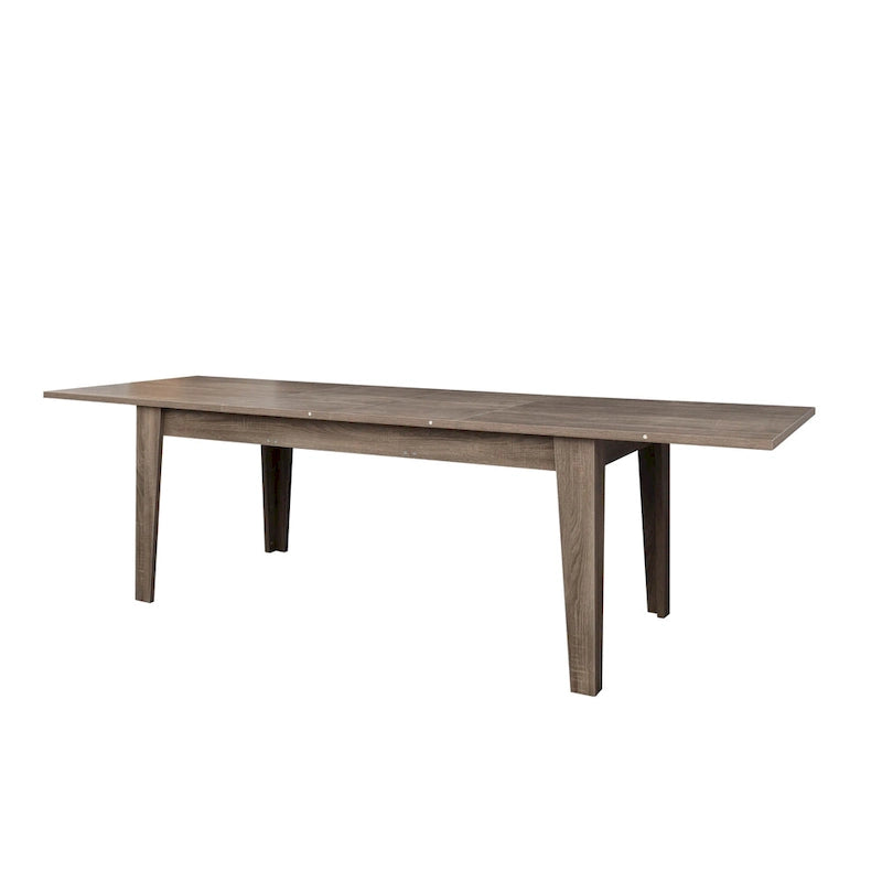 Table à manger rectangulaire extensible pour 4 à 12 personnes